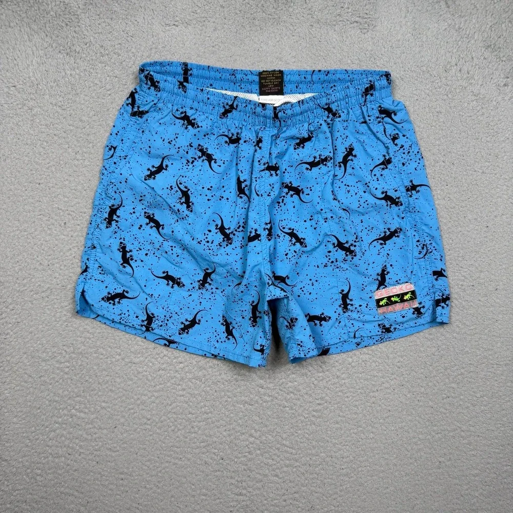 Vintage 90s Gecko‎ Hawaii Swim Trunks